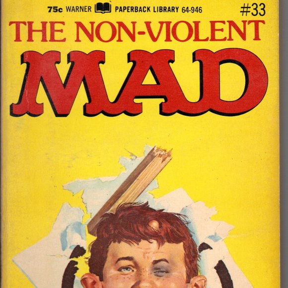 Mad Paperback Book - The Non-Violent Mad - Picture 1 of 2